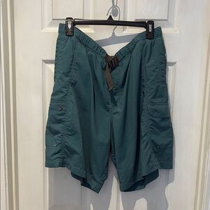 Columbia teal swim trunks with belt SZ large